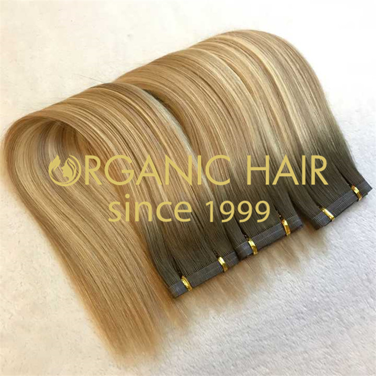 Hybrid hair weft-ombre color  H93